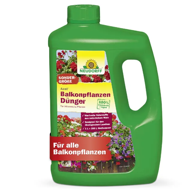 neudorff-azet-balkonpflanzend-nger-2-liter-bio-fl-ssigd-nger-npk-3-3-4-f-r-balko image 1