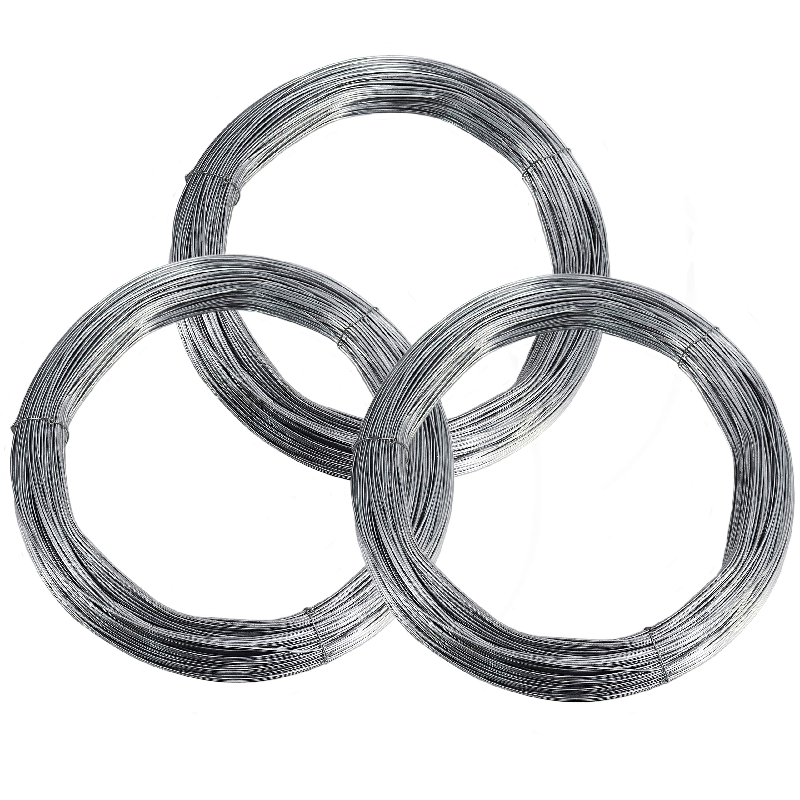 aquagart-spanndraht-2-5-mm-verzinkt-250-m-rolle-f-r-wild-und-maschendraht-zaun image 1