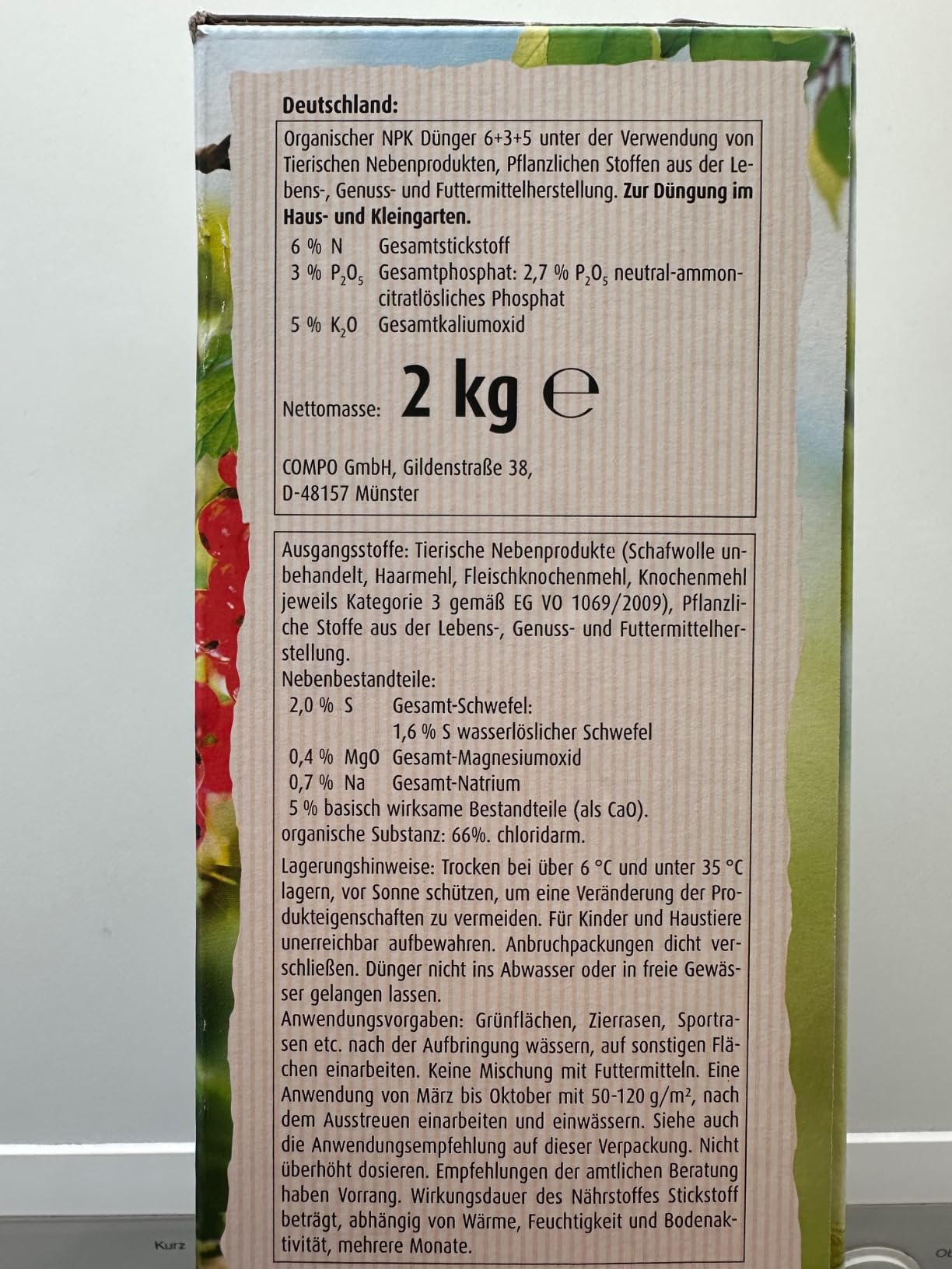 Langzeitwirkung stimmt