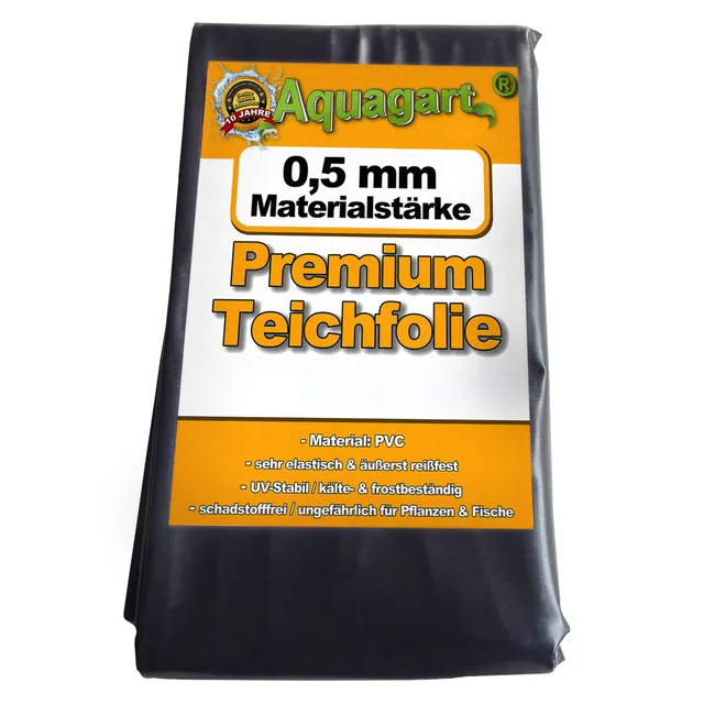 aquagart-pvc-teichfolie-0-5-mm-7-x-8-m-schwarz image 1
