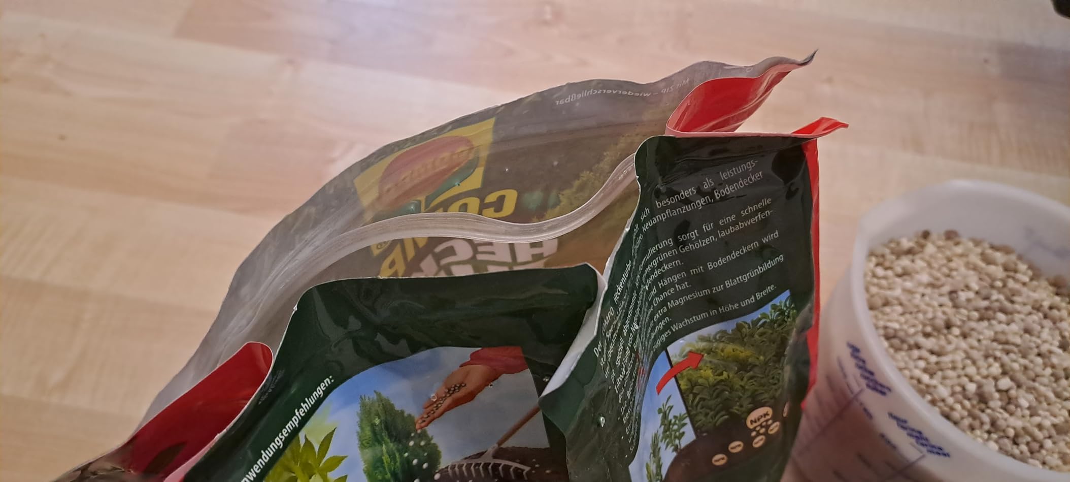 Kräftiges Grün, gutes Wachstum
