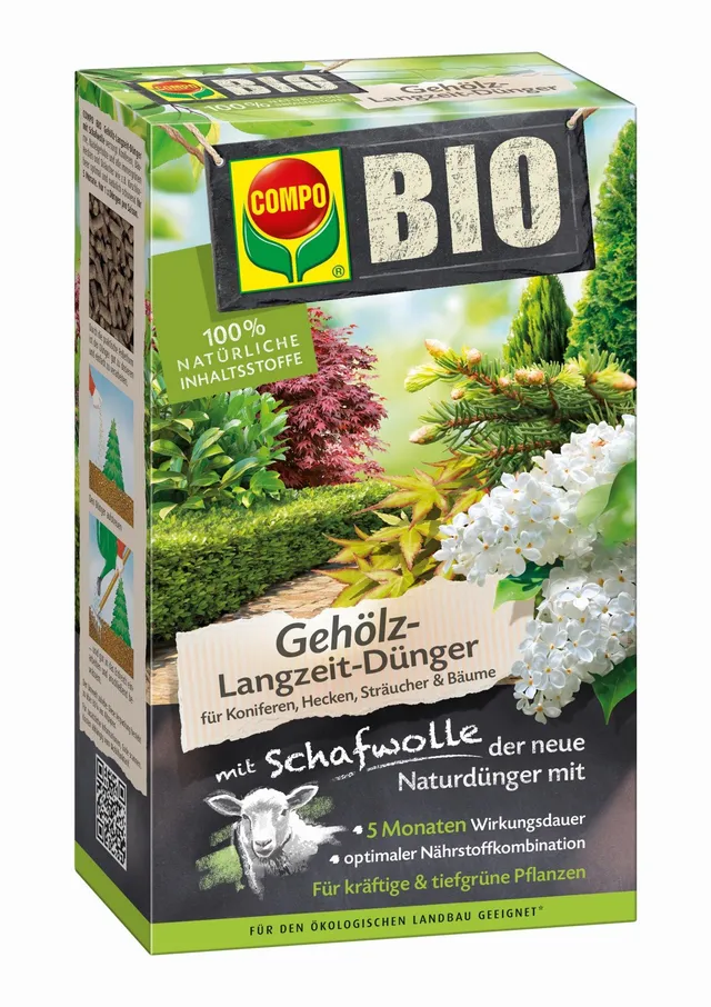 compo-bio-geh-lz-langzeit-d-nger-mit-schafwolle-2-kg-5-monate-wirkung image 1