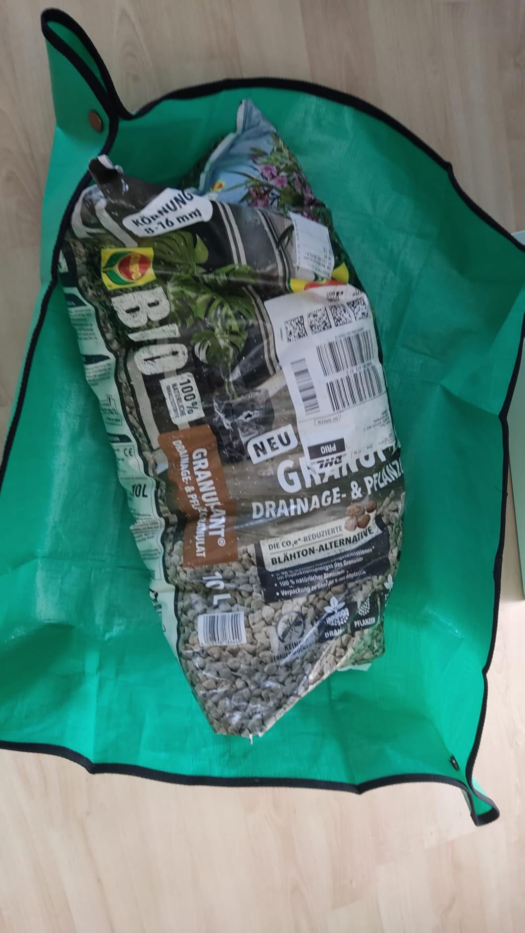 Für kleine Töpfchen zu grob