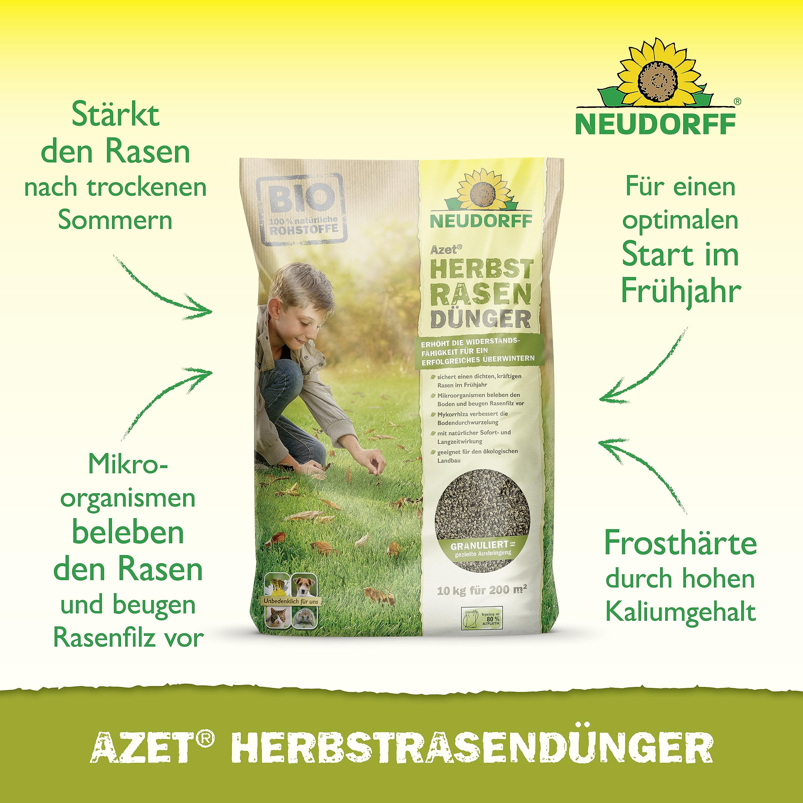 neudorff-azet-herbstrasend-nger-10-kg-bio-npk-7-3-10-mit-mykorrhiza image 2