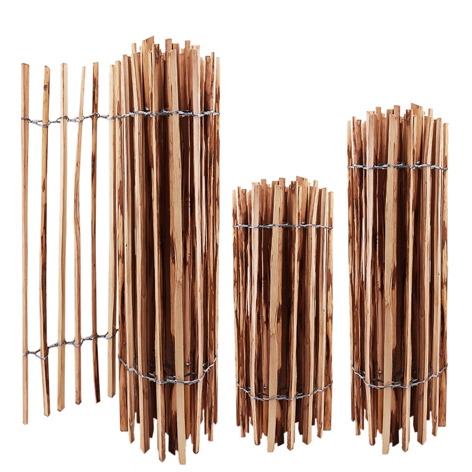 aquagart-staketenzaun-5-m-x-100-cm-haselnuss-lattenabstand-4-6-cm image 2
