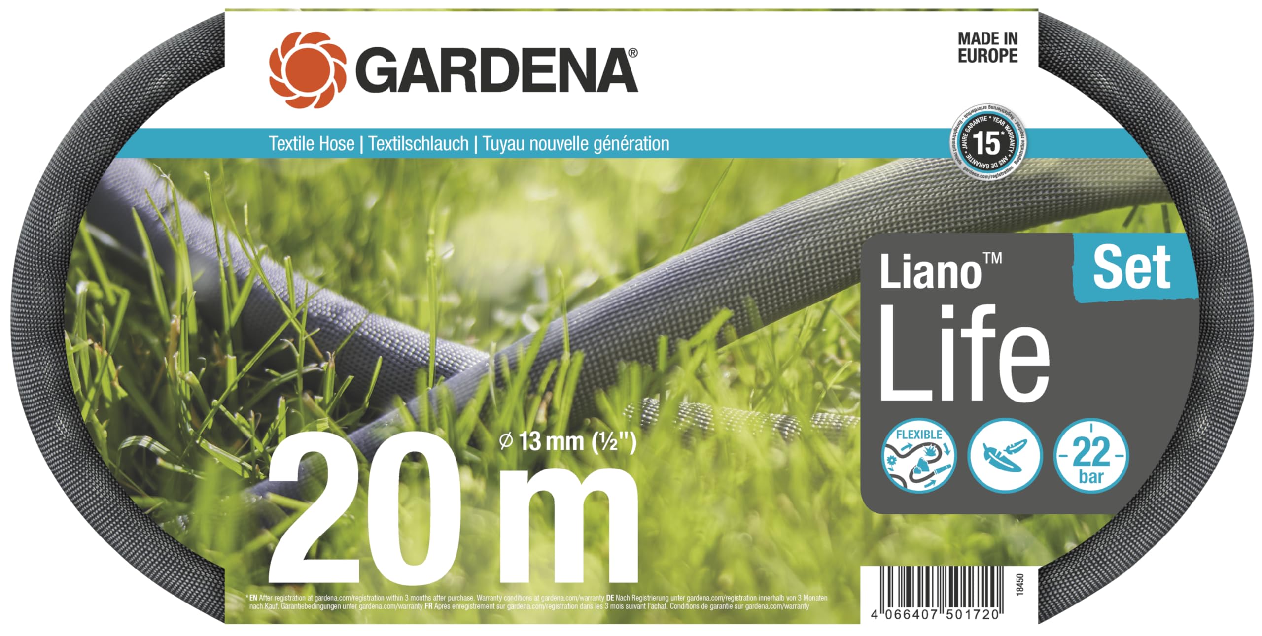 gardena-liano-life-textilschlauch-1-2-zoll-20-m-set-mit-spritze-und-anschl-ssen- image 1
