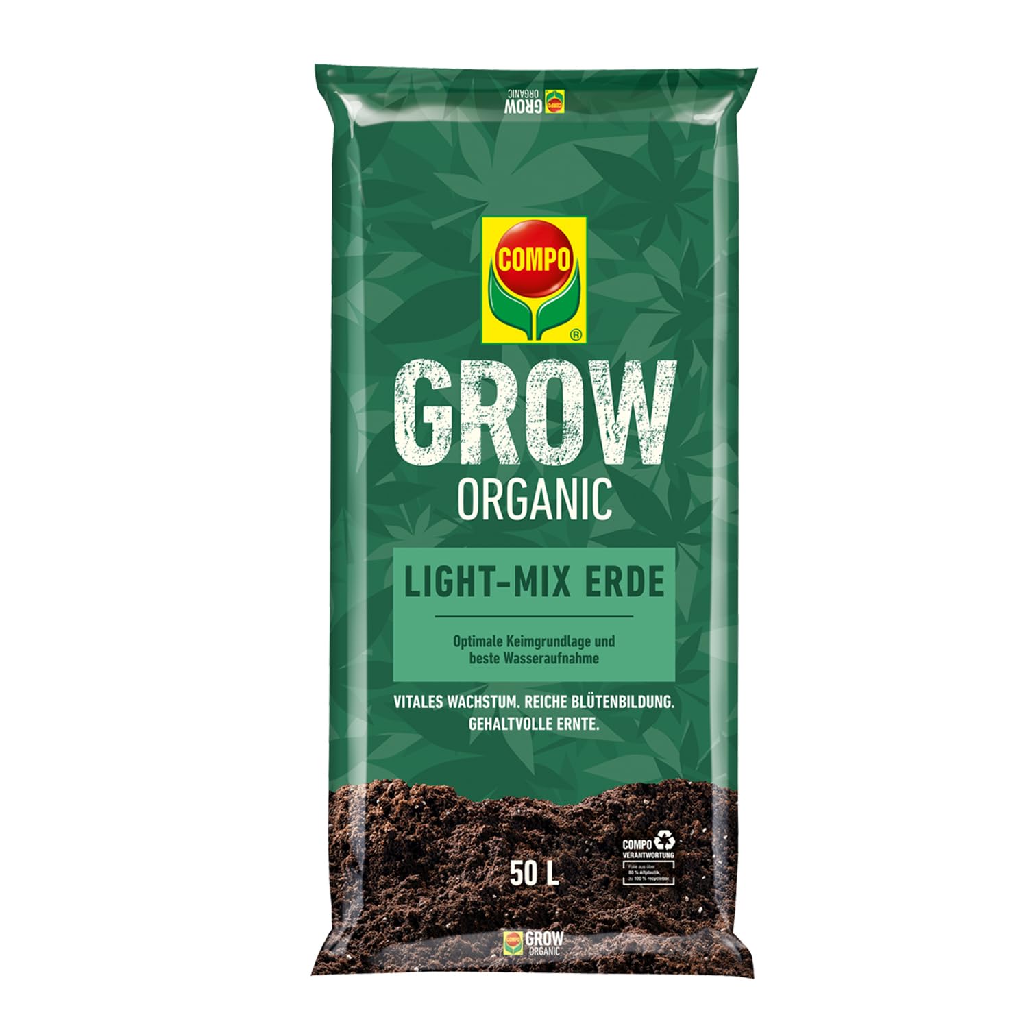 compo-grow-organic-light-mix-erde-50-l-aussaat-und-anzuchterde image 1