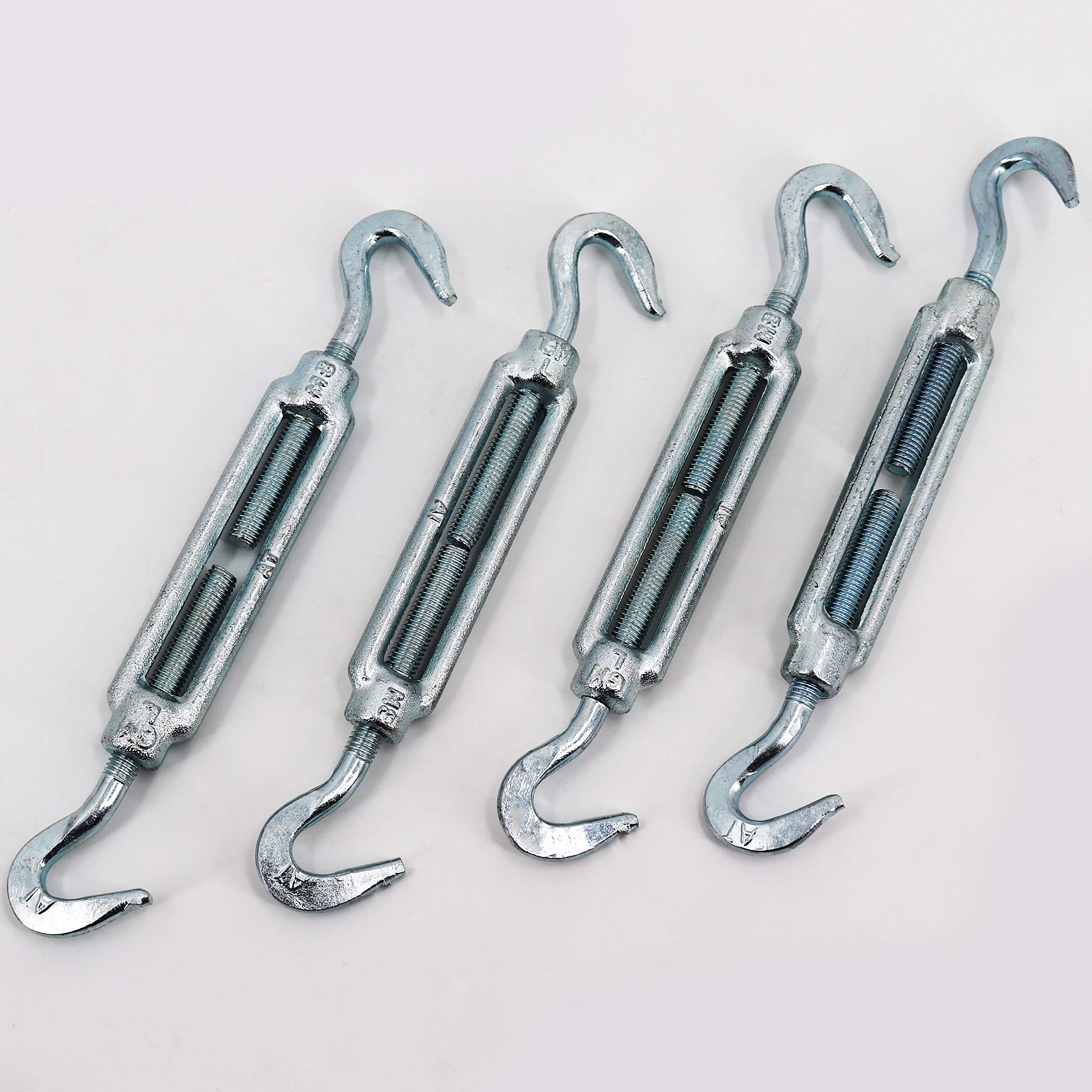 aquagart-seilspanner-10-st-ck-192-280-mm-verzinkt-spannschloss-mit-2-haken image 2