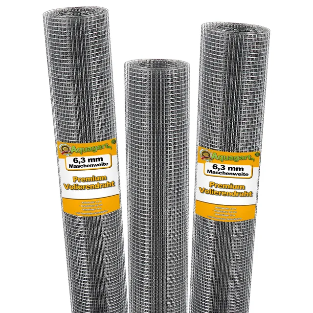 aquagart-volierendraht-w-hlmausgitter-90-m-x-1-m-6-3-mm-masche-verzinkt image 1