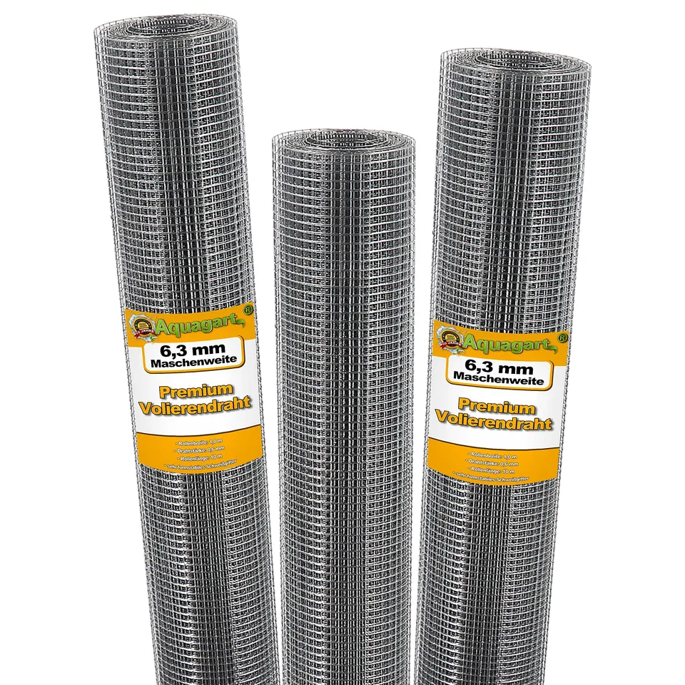 aquagart-volierendraht-w-hlmausgitter-90-m-x-1-m-6-3-mm-masche-verzinkt image 1