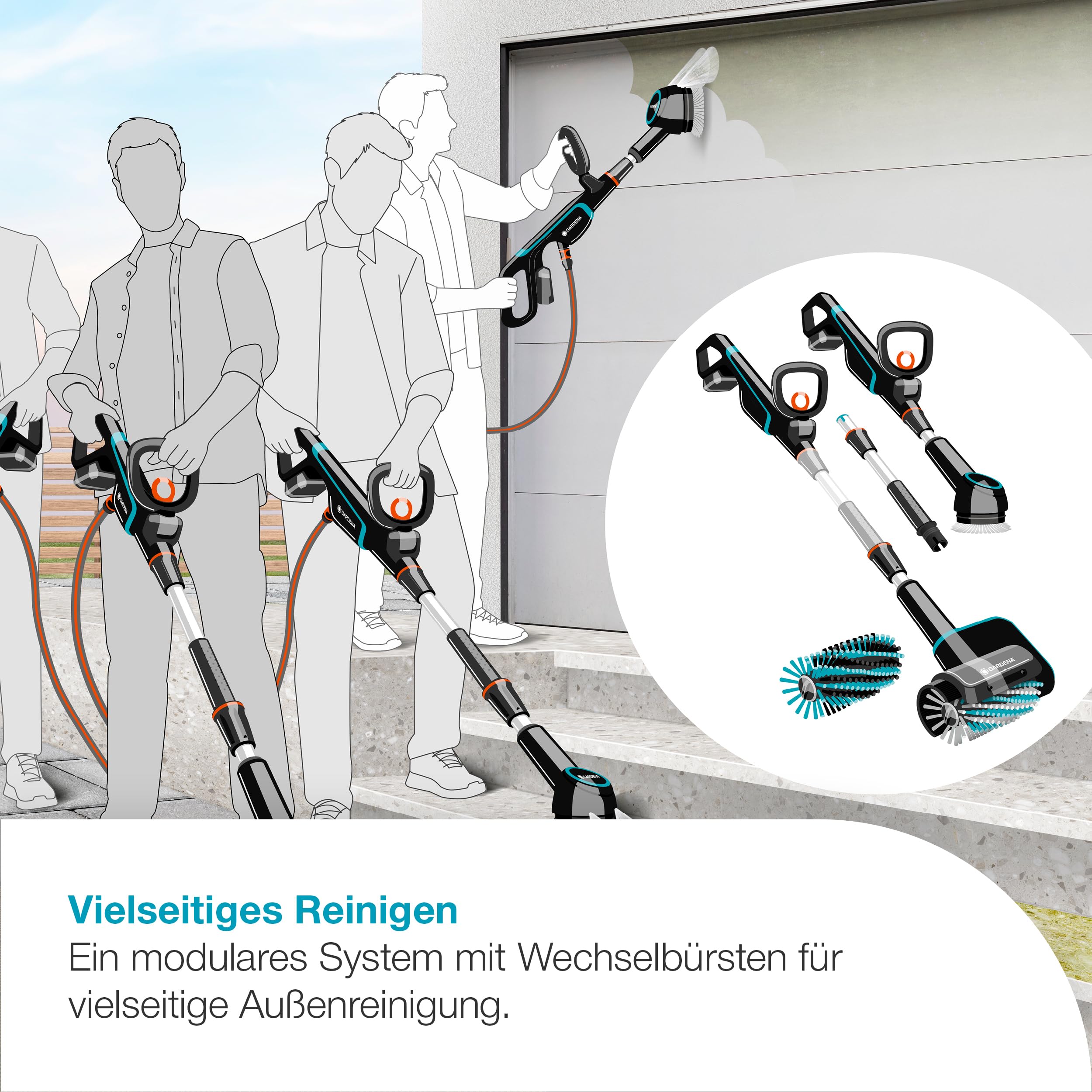 gardena-aquabrush-compact-02-18v-p4a-solo-akku-multi-reiniger image 2