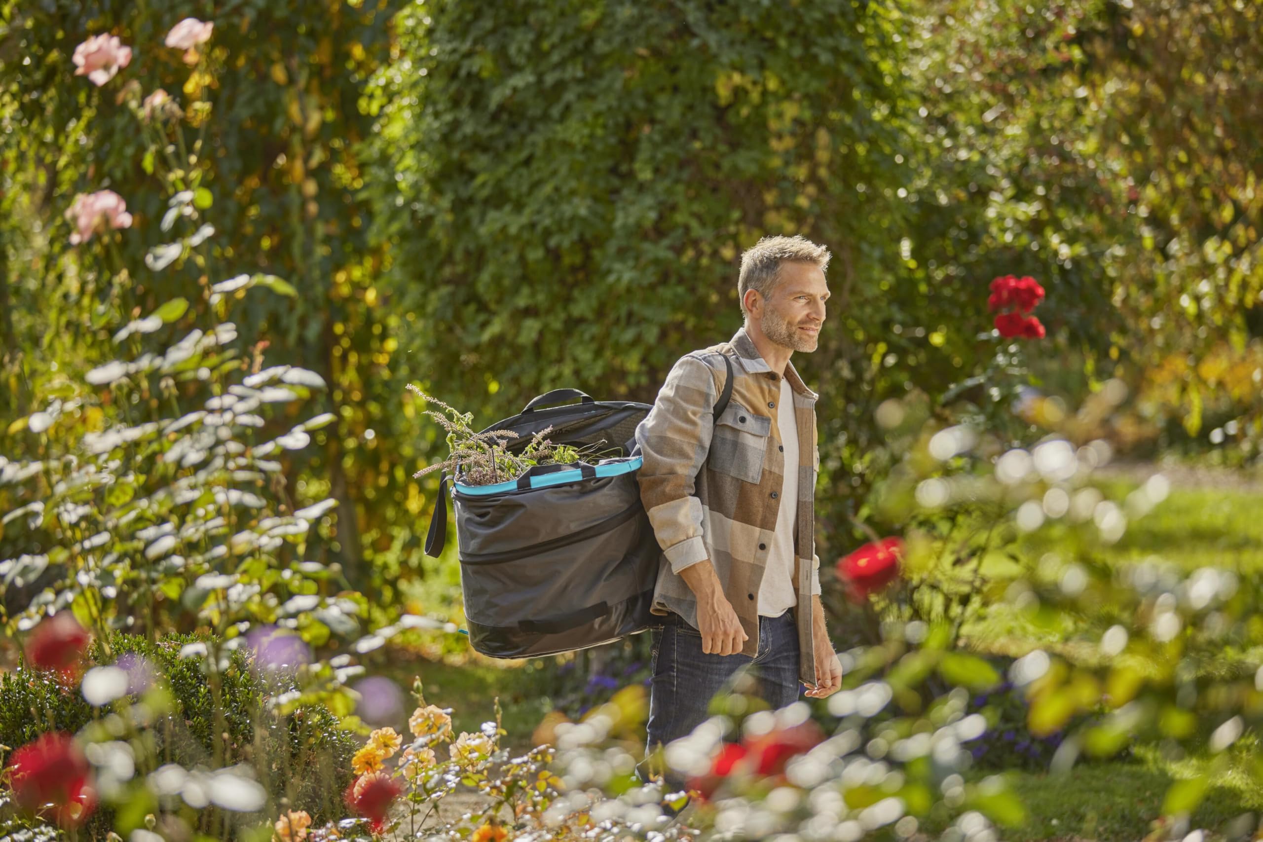 gardena-gartenabfallsack-popup-m-11715-20-faltbarer-laubsack-130-l-rechteckig image 3