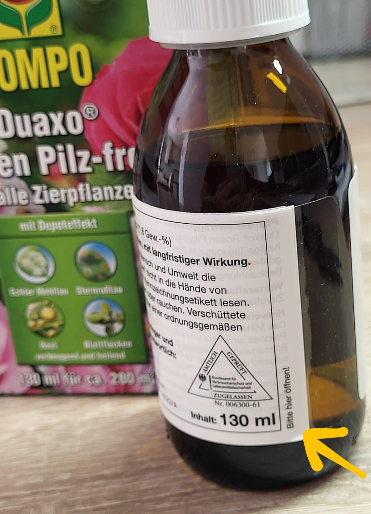 Praktische Sprühflasche mit Depotwirkung