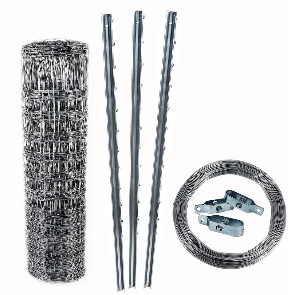 aquagart-wildzaun-set-komplettpaket-50-m-wildschutzzaun-125-13-30-mit-z-profil-p image 1