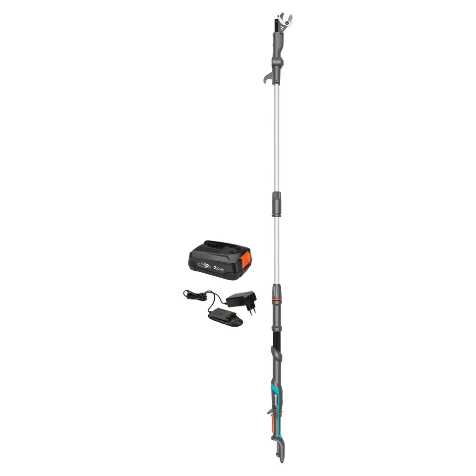 gardena-highcut-250-18v-p4a-ready-to-use-set-akku-teleskop-baumschere image 1