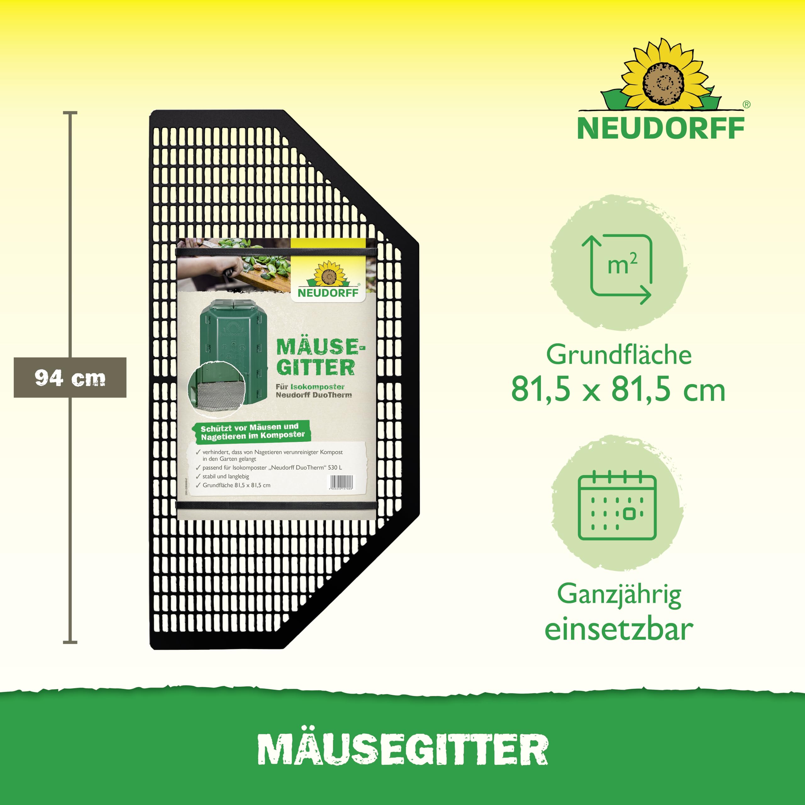 neudorff-m-usegitter-81-5-x-81-5-cm-bodengitter-f-r-duotherm-530-l-komposter image 3