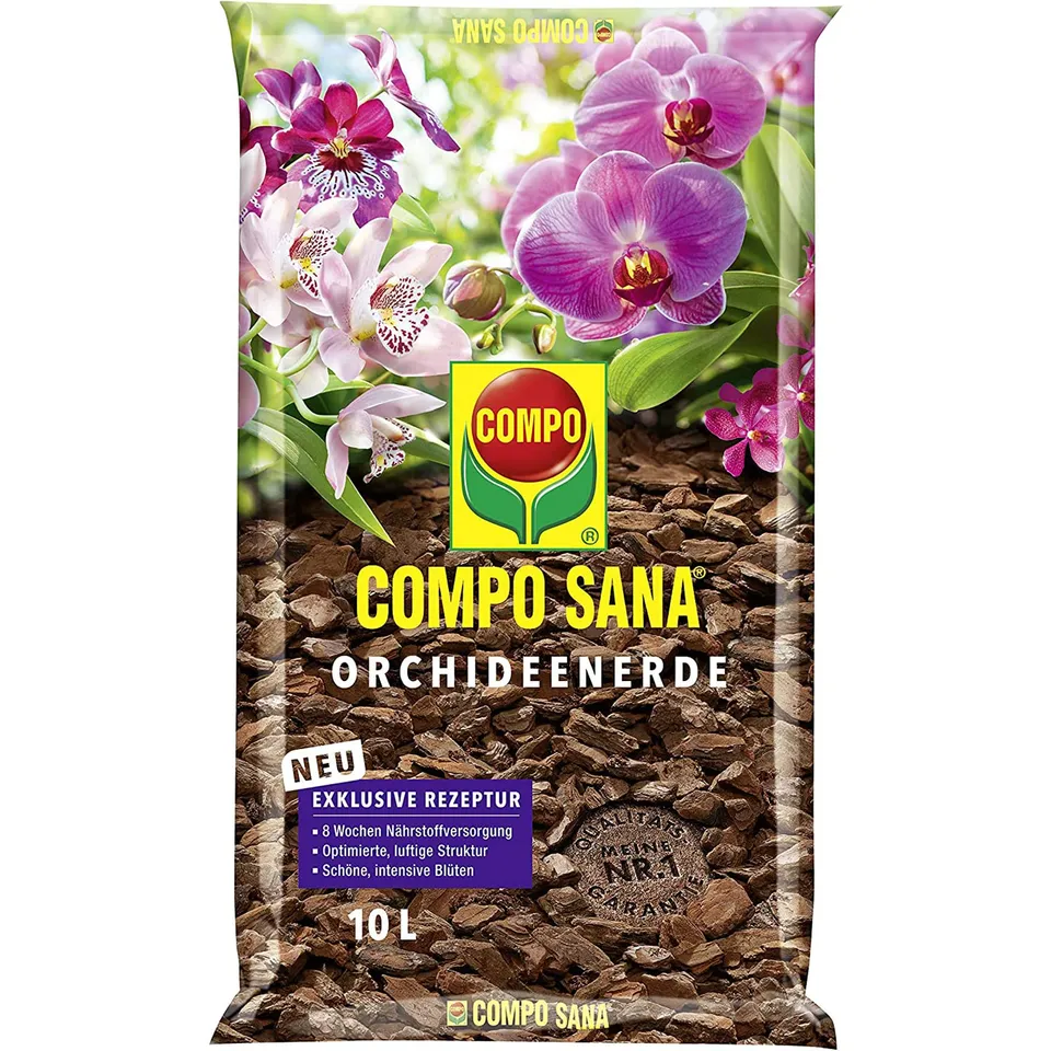 compo-sana-orchideenerde-10-l-mit-8-wochen-startd-nger-pinienrinde image 1