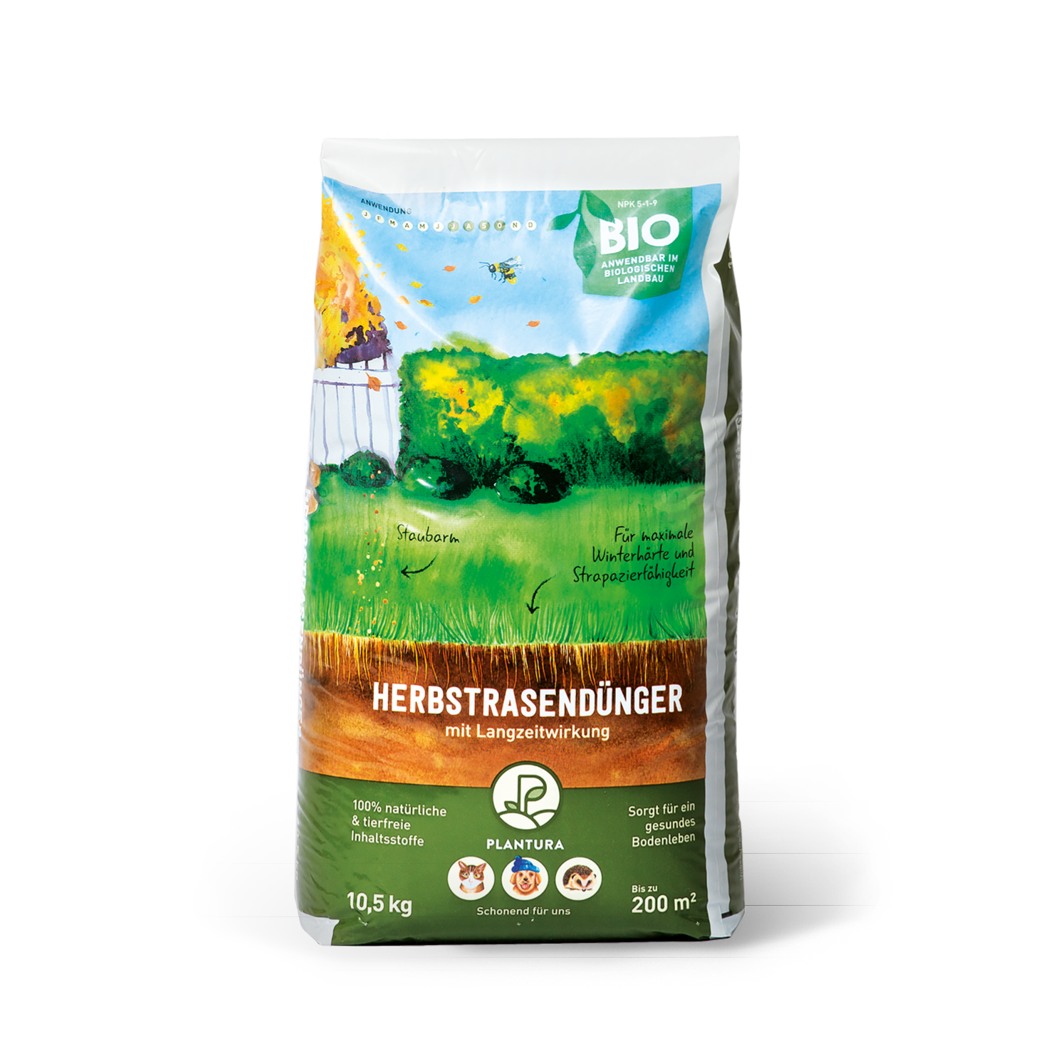 plantura-bio-herbstrasend-nger-10-5-kg-sack image 1