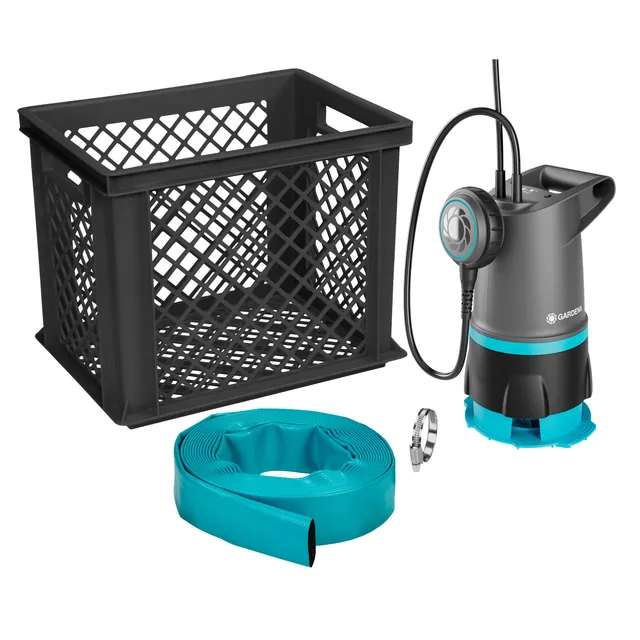 gardena-hochwasserschutz-set-20000-basic-9019-47-tauchpumpe-mit-schlauch-und-fil image 1