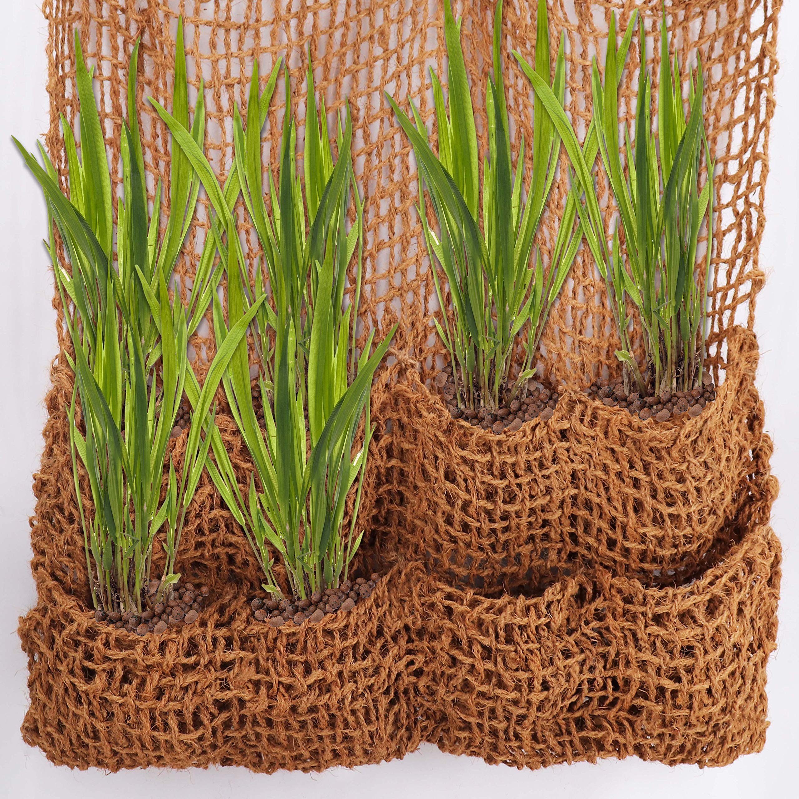 aquagart-kokos-pflanztaschen-100x100-cm-ufermatte-mit-8-teichtaschen-700-g image 3