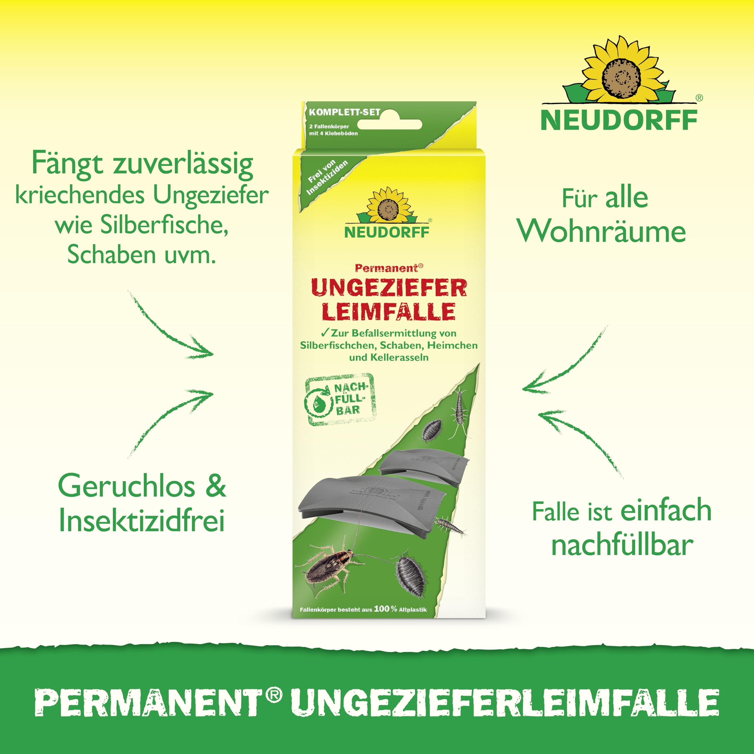 neudorff-permanent-ungezieferleimfalle-insektizidfreie-klebefalle-gegen-silberfi image 2