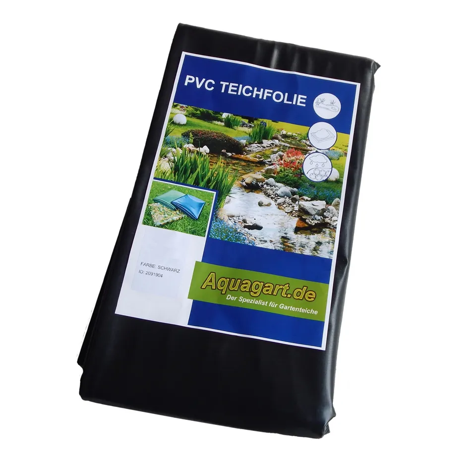 aquagart-pvc-teichfolie-0-5-mm-4-m-x-2-m-schwarz-f-r-gartenteich image 1