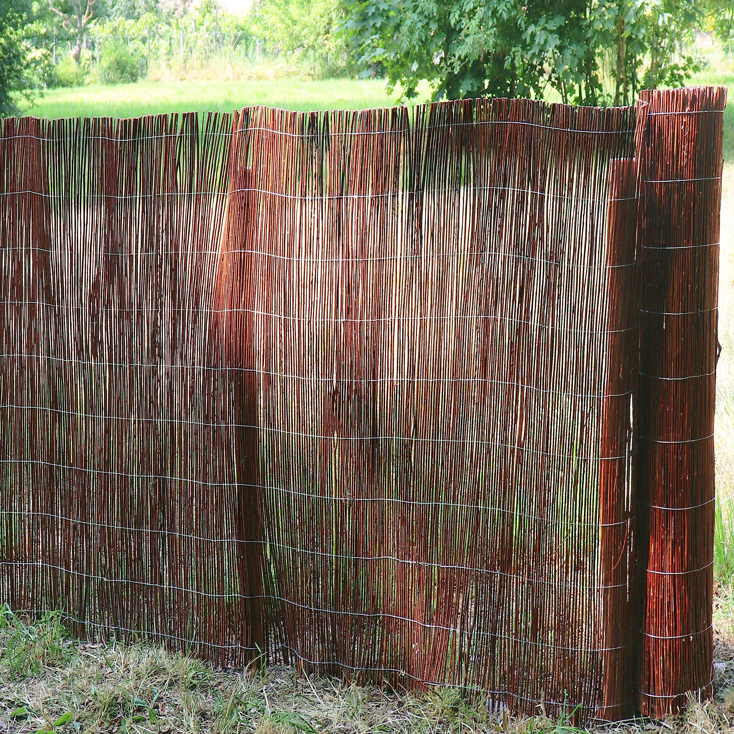 aquagart-weidenmatte-5-m-x-150-cm-sichtschutzmatte-aus-weide-mit-drahtumspannung image 5