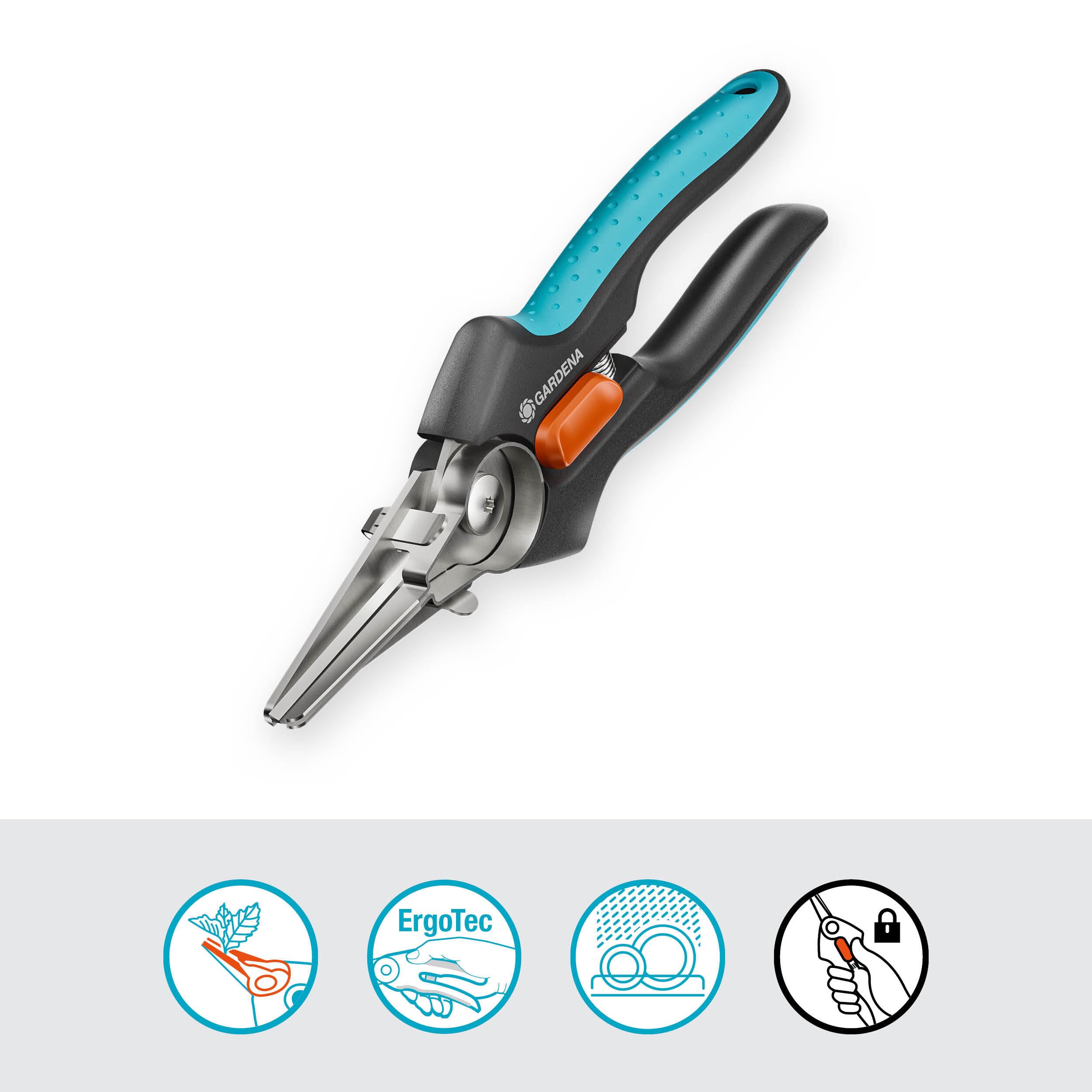 gardena-gripcut-ernteschere-12213-20-edelstahl-45-mm-mit-greiffunktion image 4