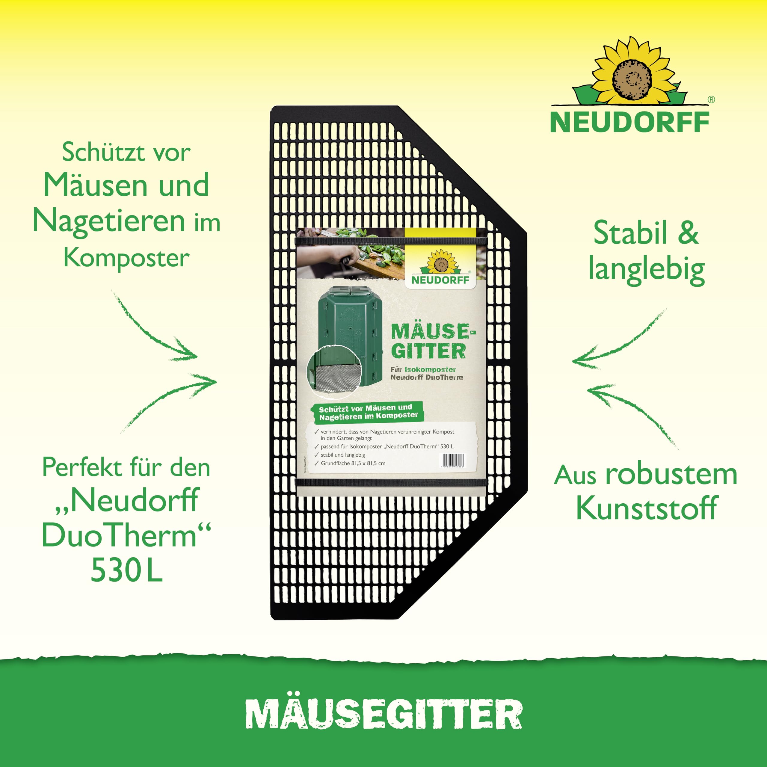 neudorff-m-usegitter-81-5-x-81-5-cm-bodengitter-f-r-duotherm-530-l-komposter image 2