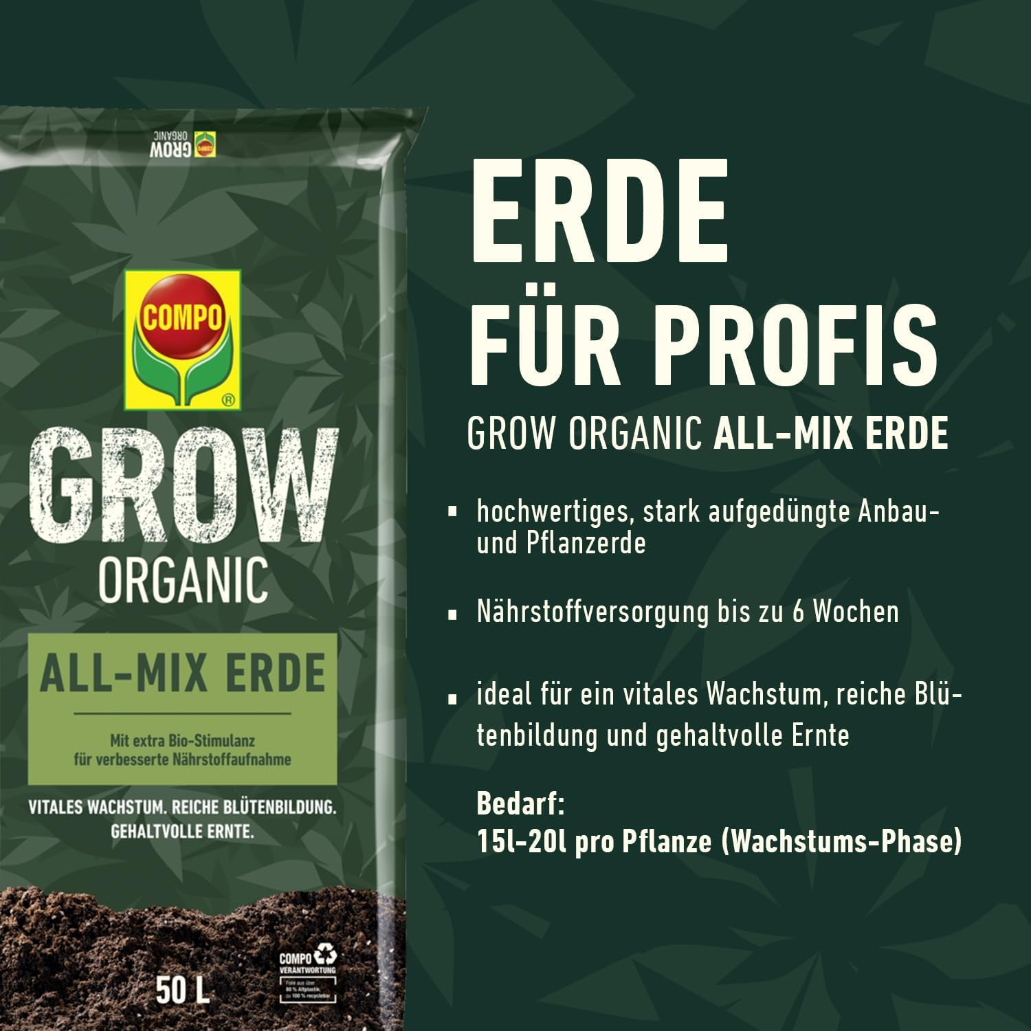compo-grow-organic-all-mix-erde-50-l-organische-anzucht-und-pflanzerde-indoor-ou image 2