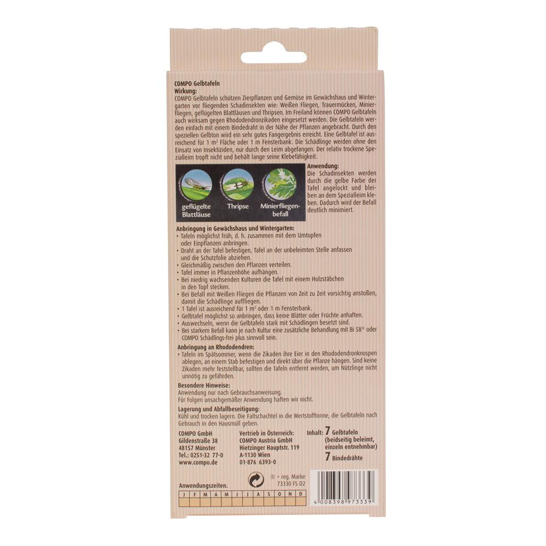 compo-bio-gelbtafeln-leimfalle-7-st-ck-inkl-aufh-nger image 7