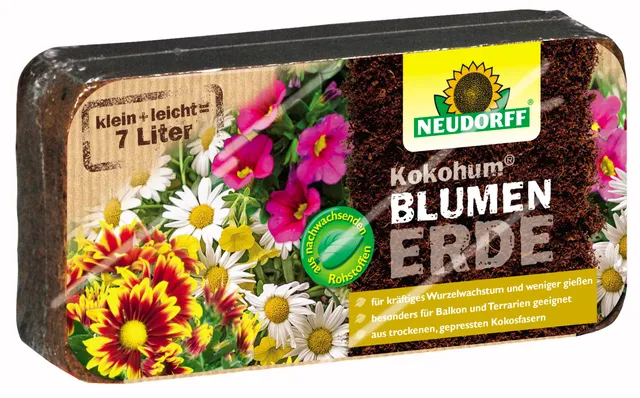 neudorff-kokohum-blumenerde-7-liter-torffreie-kokos-blumenerde image 1