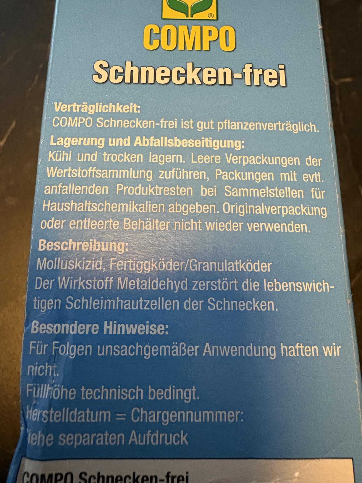 Tut was es soll