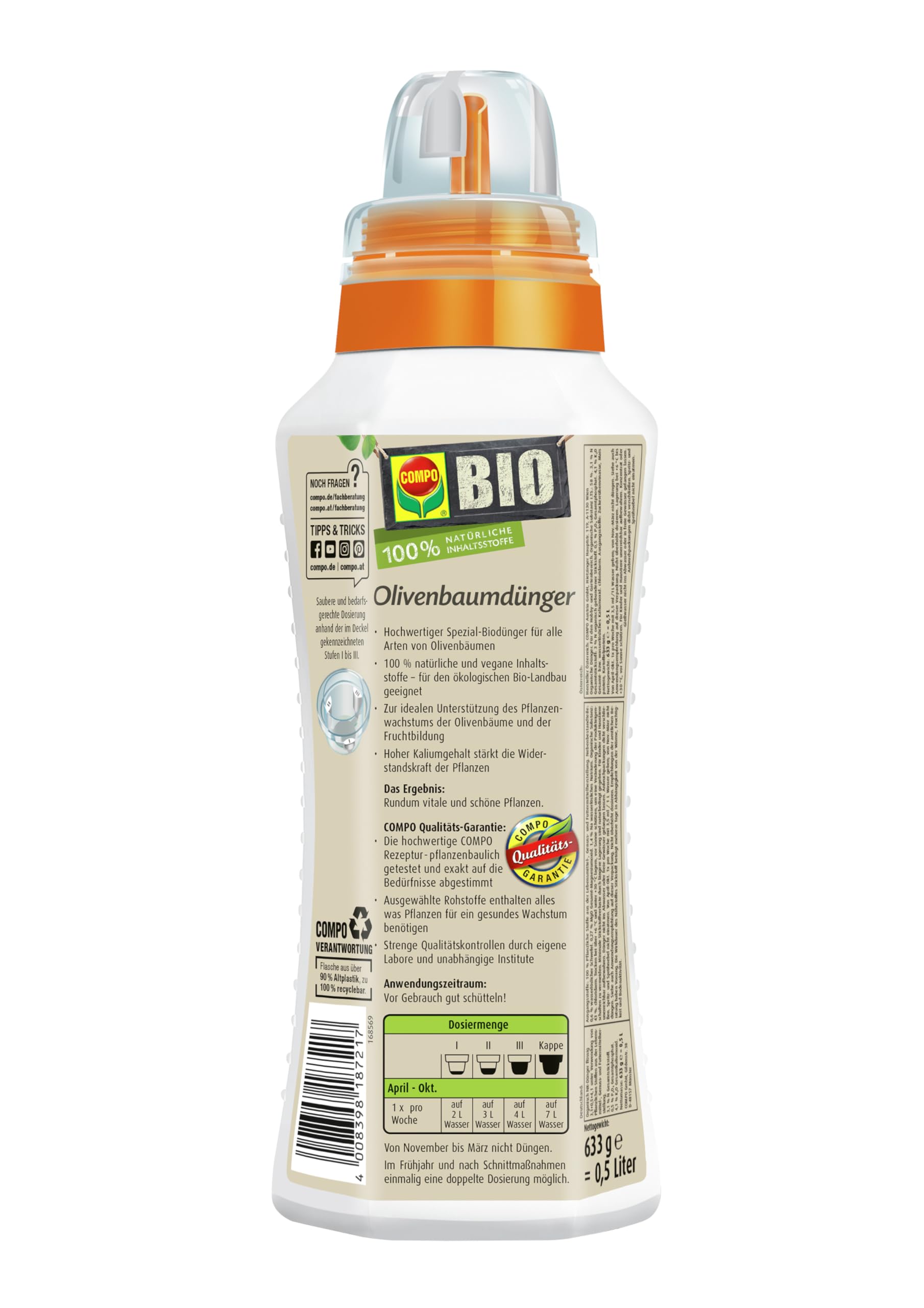 compo-bio-olivenbaumd-nger-500-ml-100-nat-rlicher-fl-ssigd-nger image 4