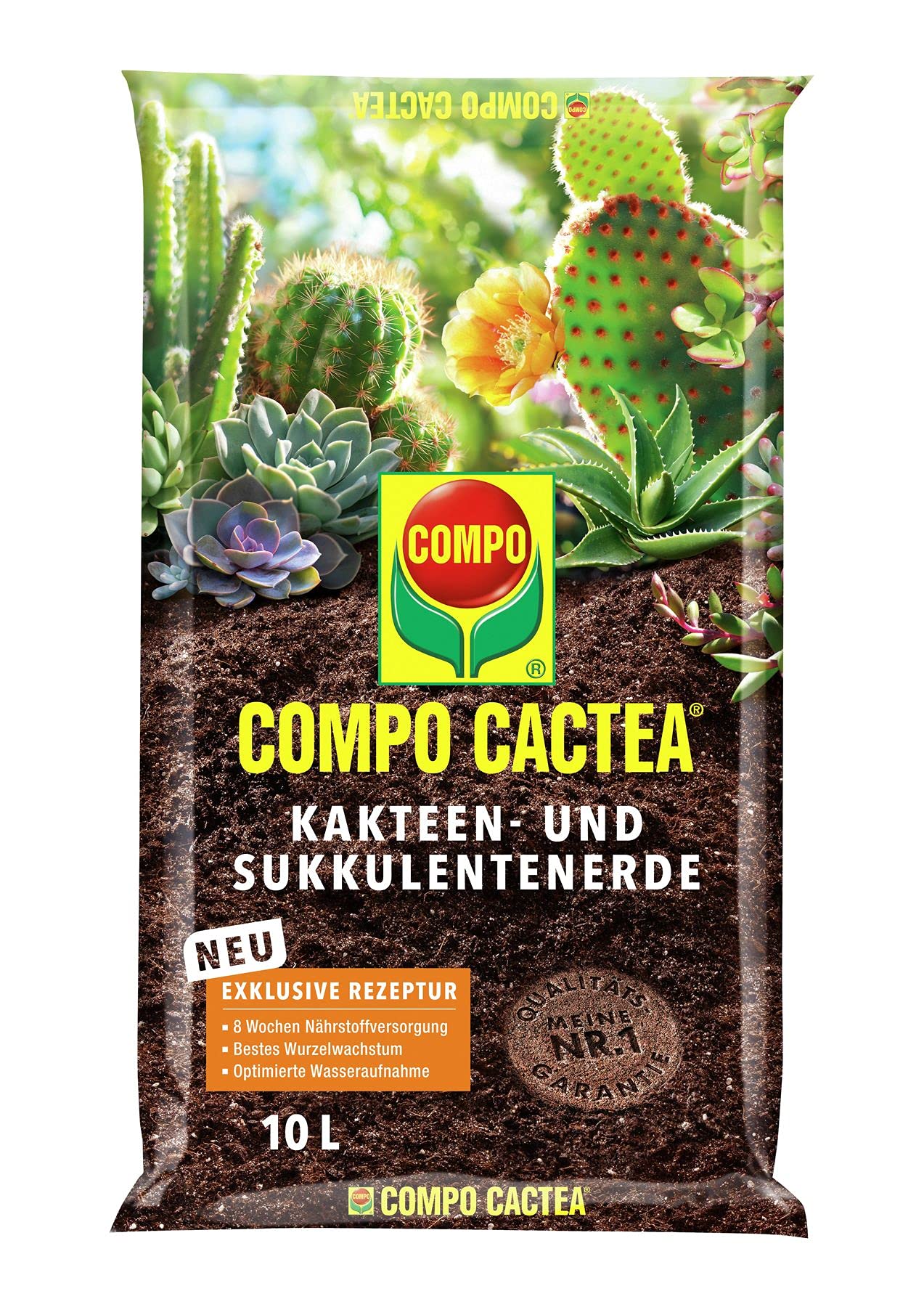 compo-cactea-kakteen-und-sukkulentenerde-10-l-8-wochen-d-nger image 1