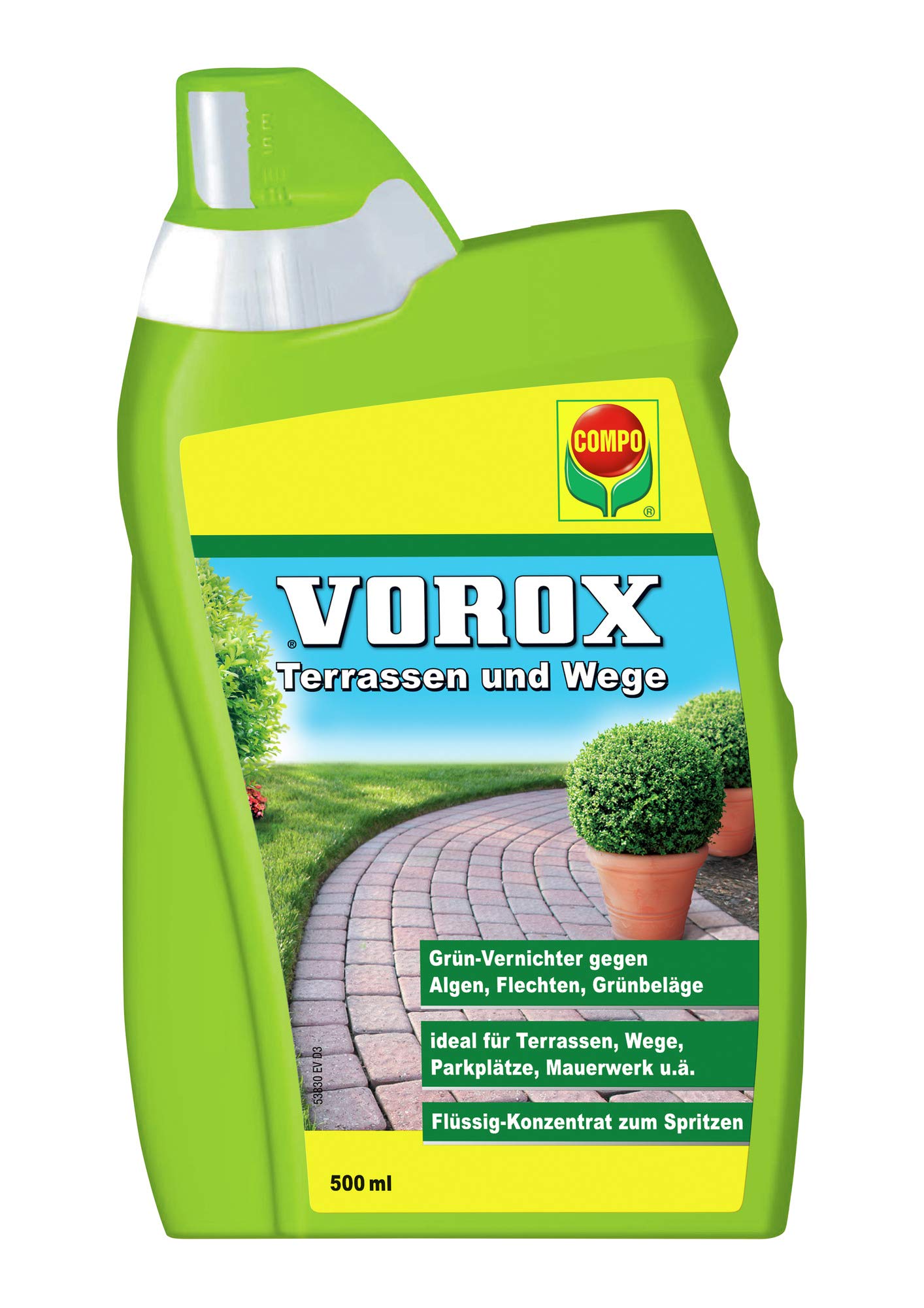 compo-vorox-terrassen-und-wege-500-ml-gr-nvernichter-konzentrat image 1