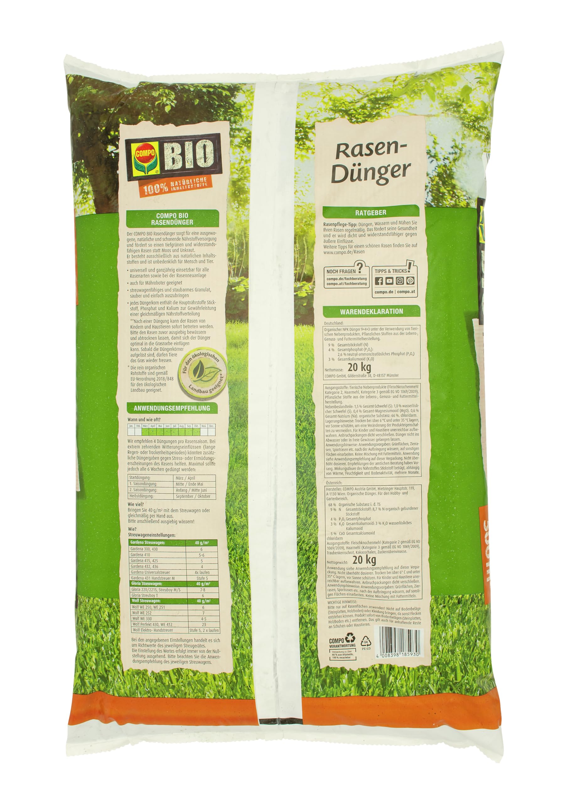compo-bio-rasend-nger-20-kg-f-r-500-m-naturd-nger-mit-langzeitwirkung image 8