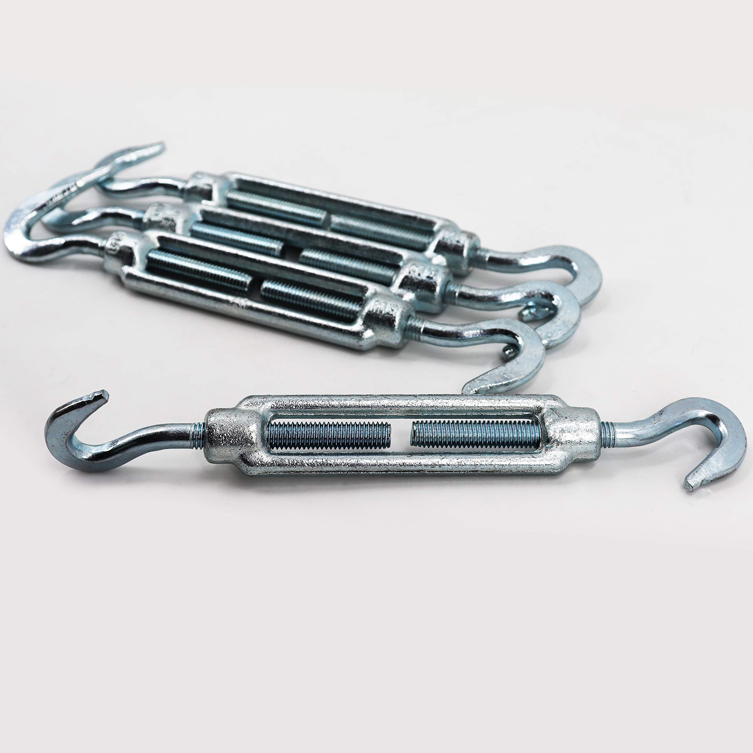 aquagart-seilspanner-10-st-ck-192-280-mm-verzinkt-spannschloss-mit-2-haken image 1