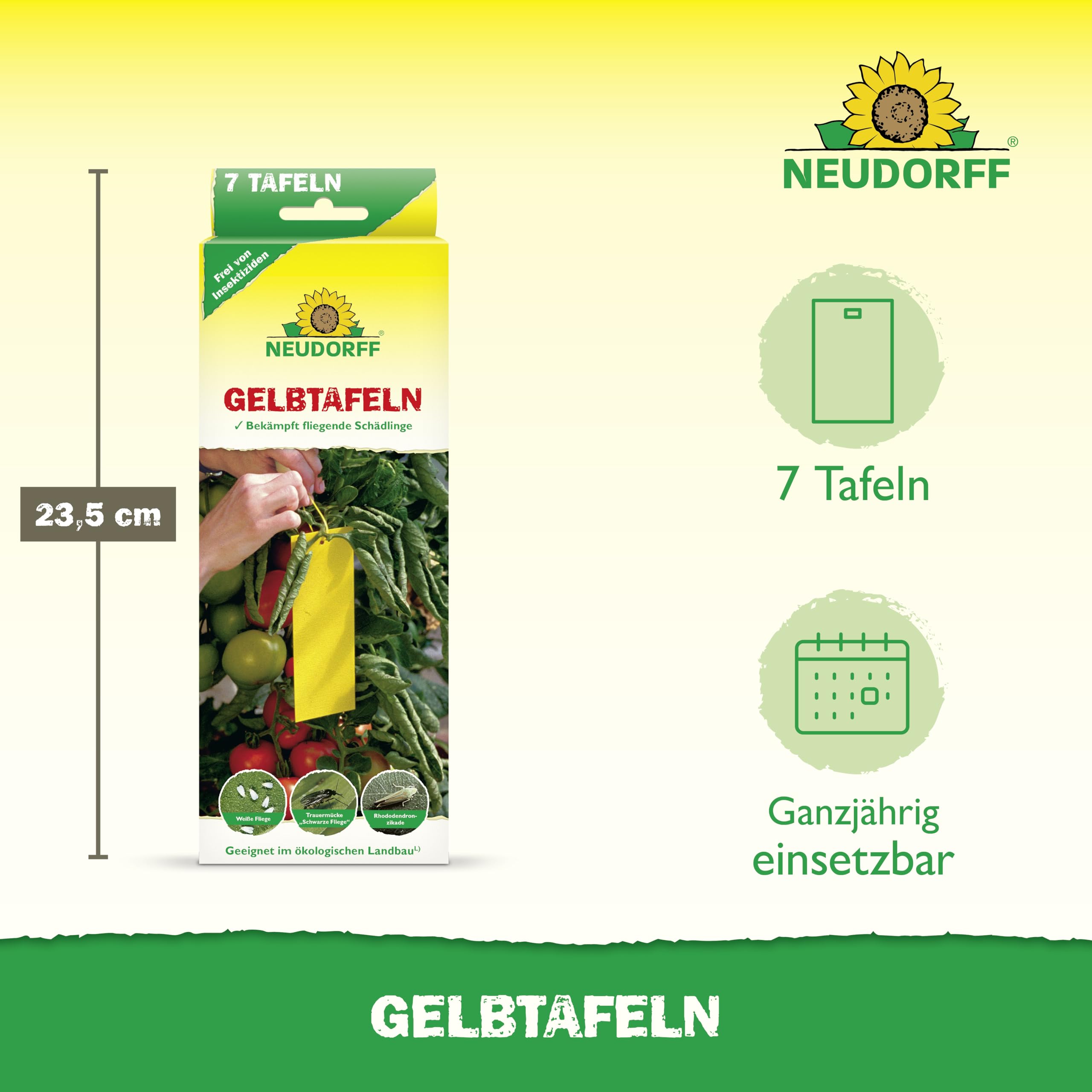neudorff-gelbtafeln-kleinformatig-7-st-ck-leimtafeln-gegen-trauerm-cken image 3